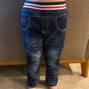 UNIQUE UNI-SEX Kids Denim Jeans with Cool Accents!! Size 5T